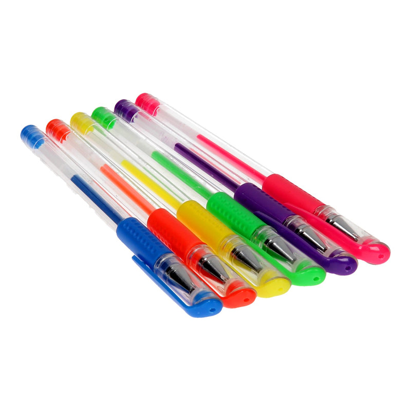 Neon Gelpennen, 6st.