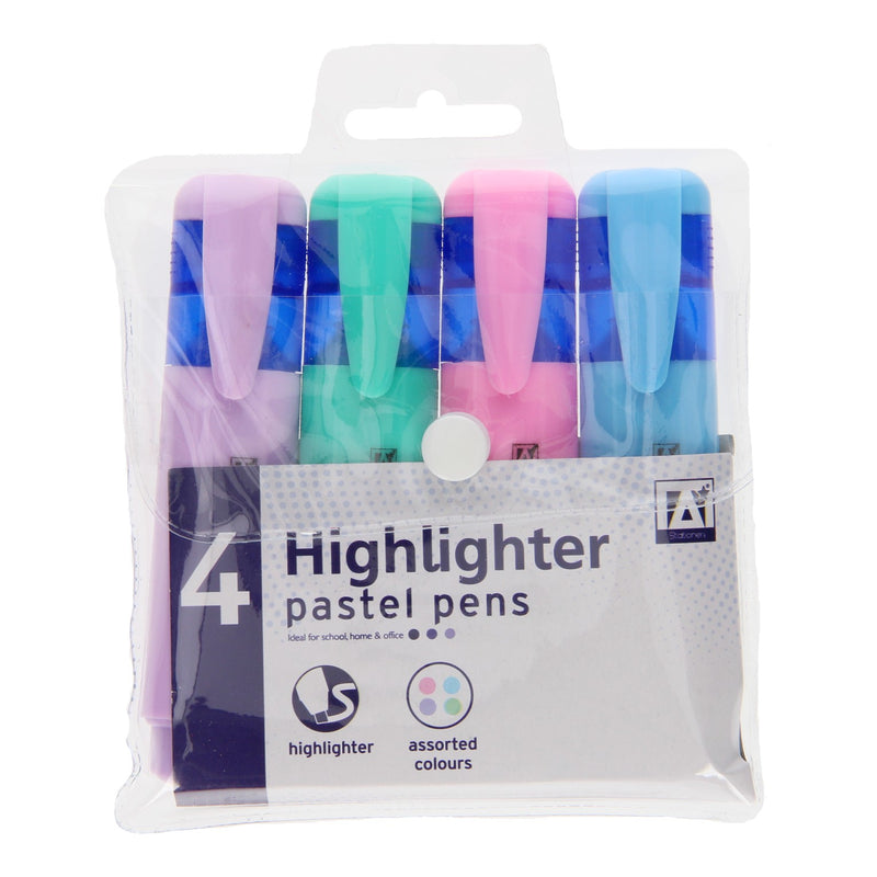 Markeerstiften Pastel, 4st.