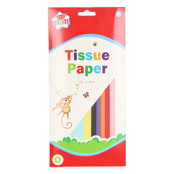 Gekleurd Vliegerpapier, Zijdepapier 16st.