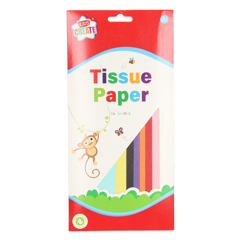 Gekleurd Vliegerpapier, Zijdepapier 16st.