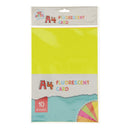 Hobbykarton A4 Fluor, 10 vellen