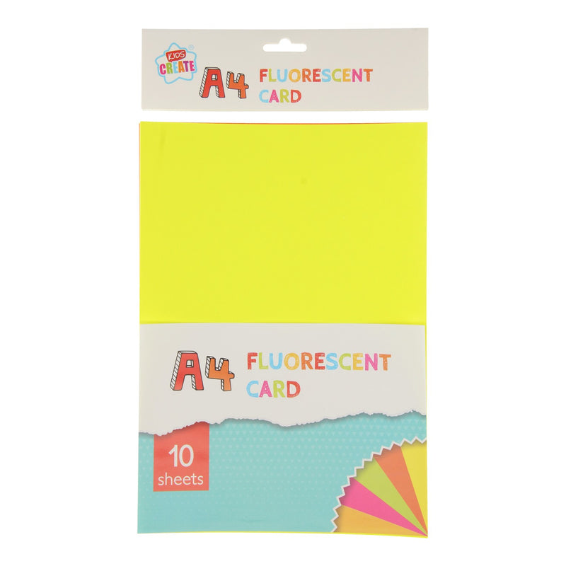 Hobbykarton A4 Fluor, 10 vellen