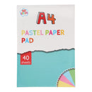 Knutselpapier A4 Pastel, 40 vellen