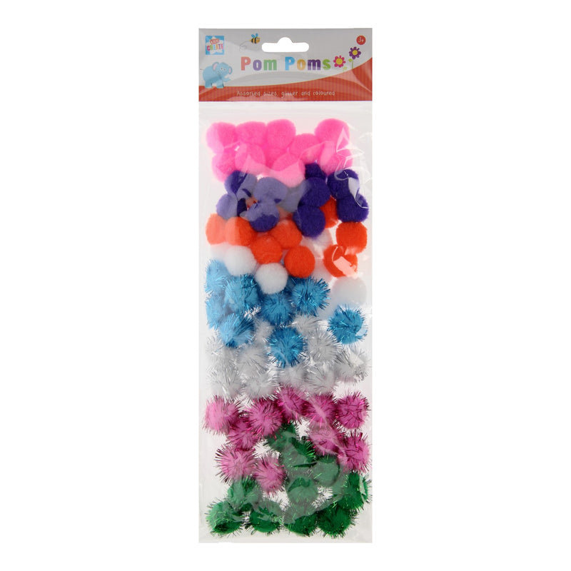 Mixed Pompoms, 60st.