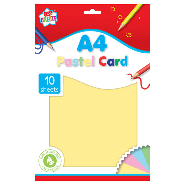 Hobbykarton A4 Pastel, 10 vellen
