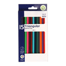 Kleurpotloden Driehoekig, 15st.