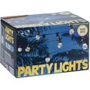 Lichtsnoer 10 Lampen - 30 LED's  - warm wit - diameter 5 cm - op batterijen - met timer