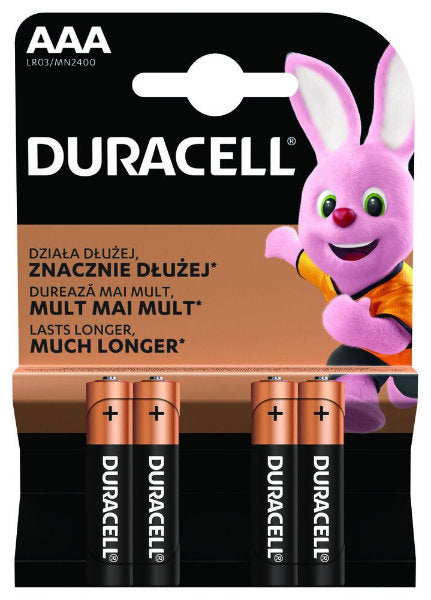 10X4 Duracell potlood cell AAA 2400