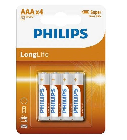 12*4 Philips potlood cell R03-AAA