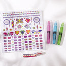 Totum Glamz Glitter Tattoos Nagel- en Haar Decoratieset