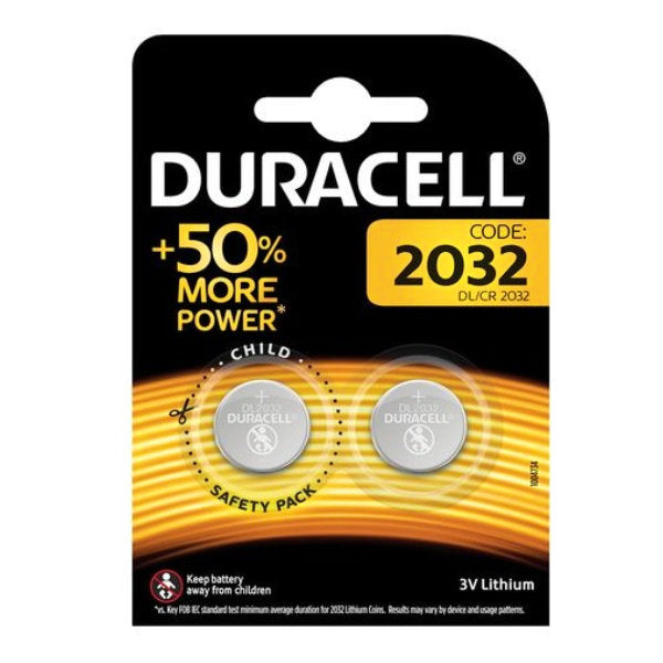 10*2 Duracell Lithium CR2032 3V