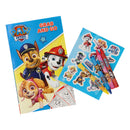 Paw Patrol Grab and Go Kleur- en Stickerset met Waskrijtjes