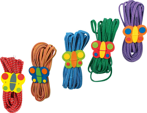 Small Foot - Springelastiek Vlinder Kleur, Set van 5