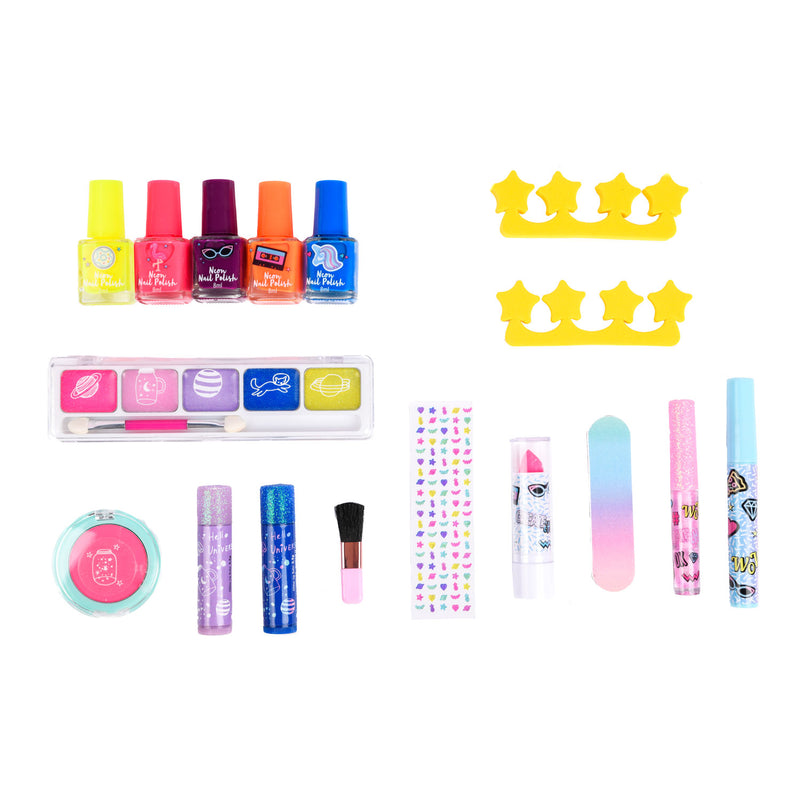 Create It Neon-Glitter Make-Up Set