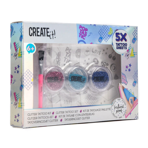 Create It! Body Glitter Tattoo Set