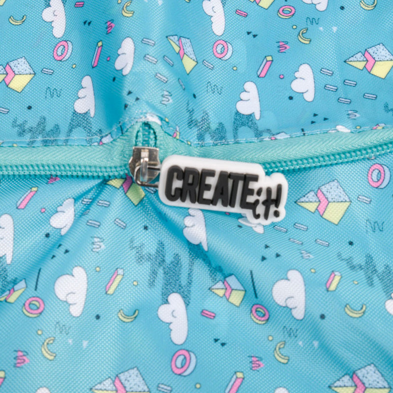 Create It! Opvouwbare Shopper - Turquoise