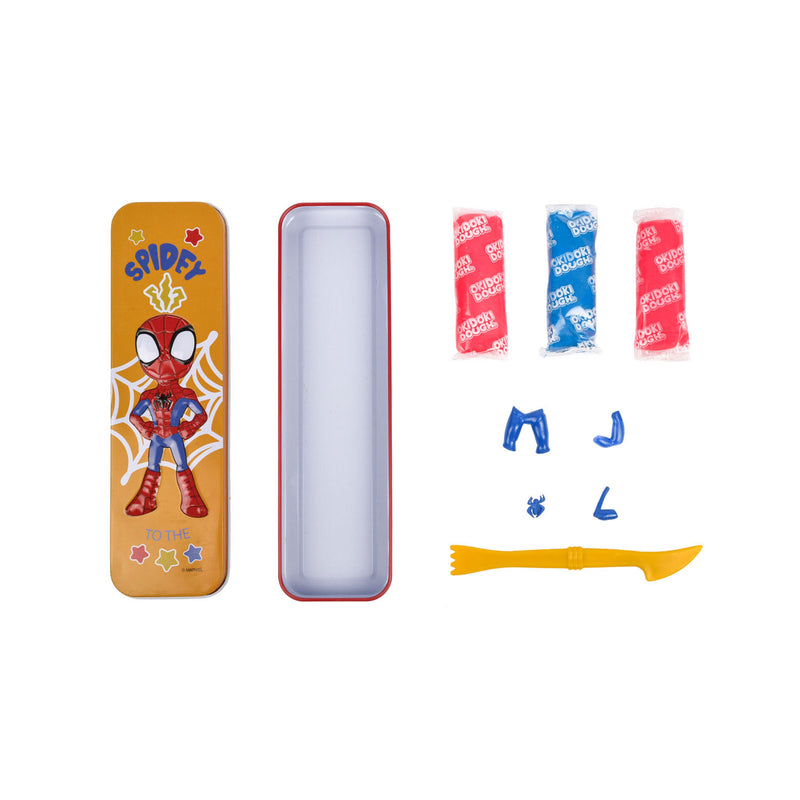 Marvel Spidey OkiDoki Klei Bewaarblik 3D met Accessoires