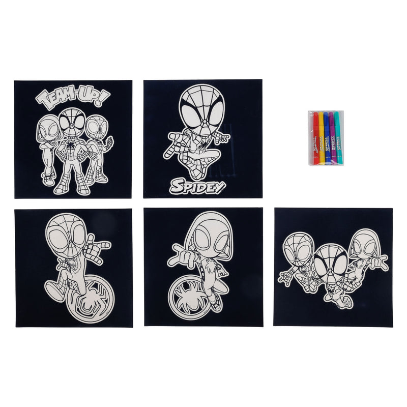 Spidey Vilt Kleuren, 5st.