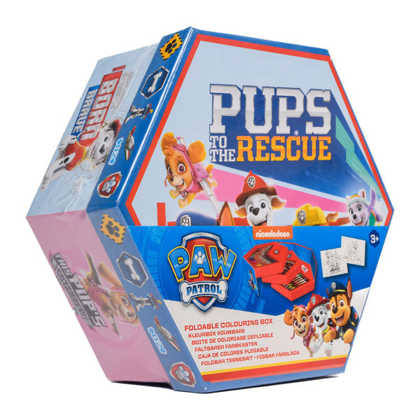 PAW Patrol Uitvouwbare Kleurkoffer, 41dlg