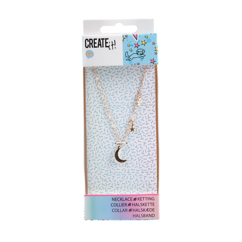 Create It! Ketting Multi Kralen + Goud Galaxy