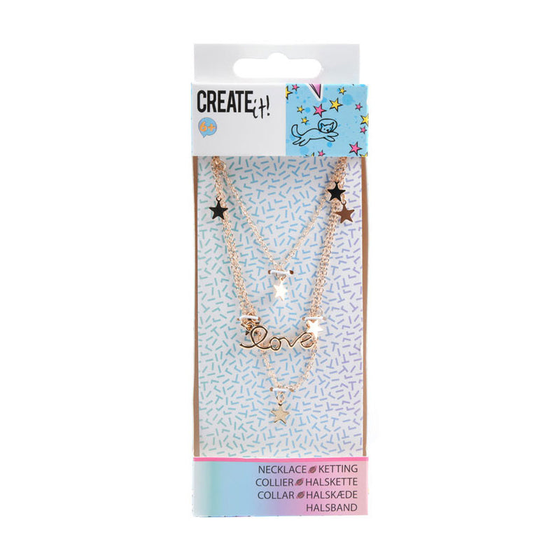 Create It! Ketting 3-Laags Kralen