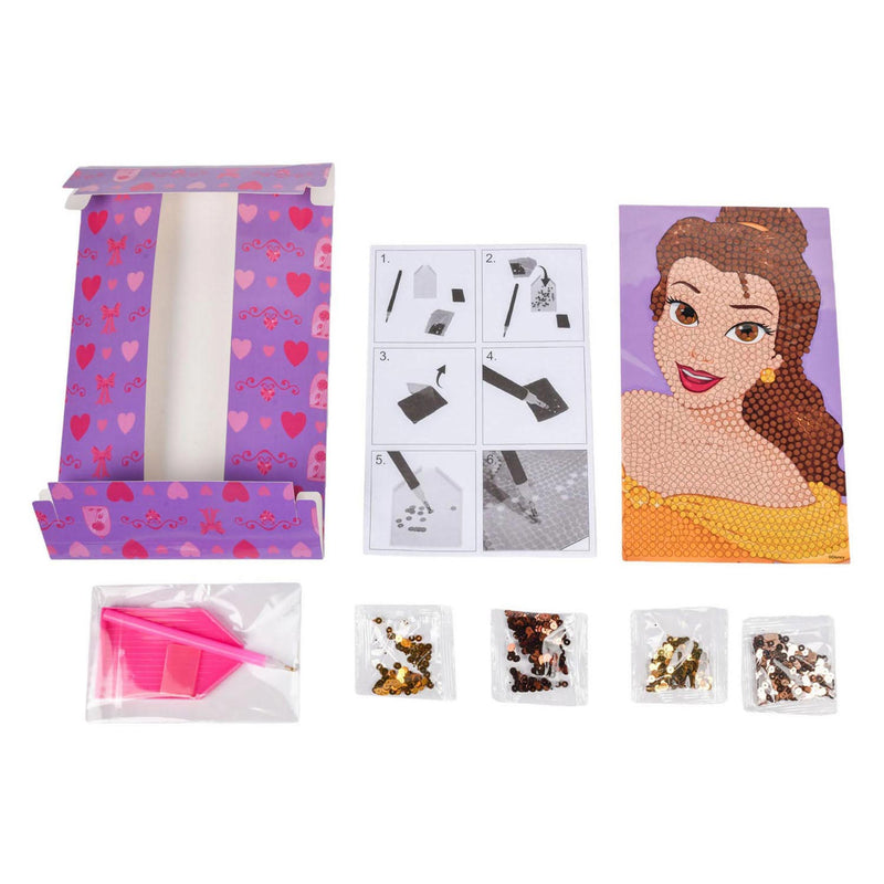 Disney Prinses Pailletten Kunst Schilderij