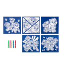 PAW Patrol Viltkleuren 18x18 cm - 5 stuks