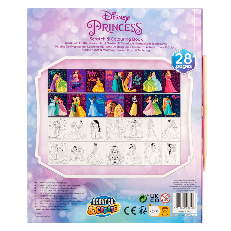 Disney Prinses Kraskunst- En Kleurboek