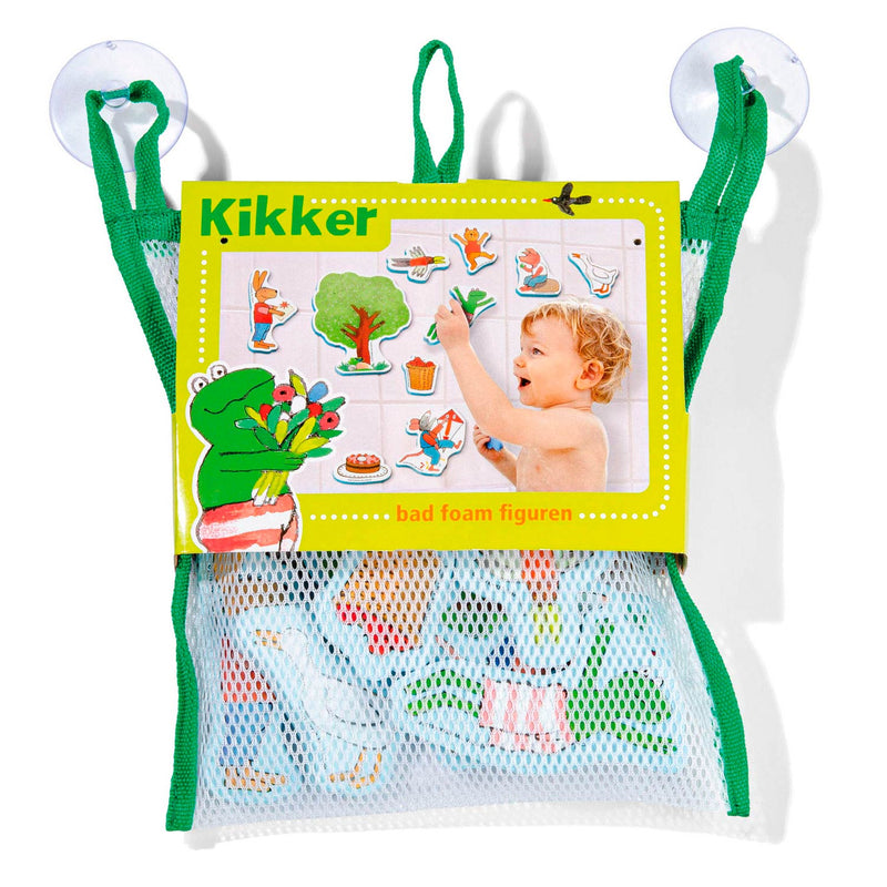 Bambolino Toys Kikker Badspeelgoed Badfiguren Educatief Speelgoed in Opbergnetje