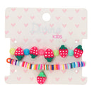 Armband met Aardbei, 2st.