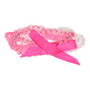 Kralen Armbandjes Roze met Strik, 6st.