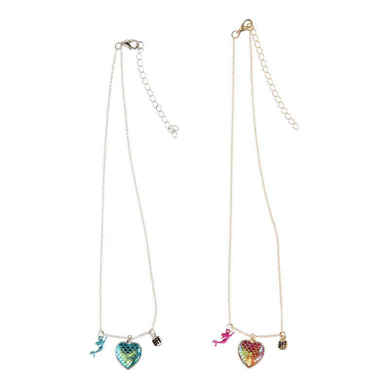 BFF Ketting Hart en Zeemeermin, 2st.