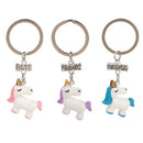 BFF Sleutelhanger met Eenhoorn, 3st.