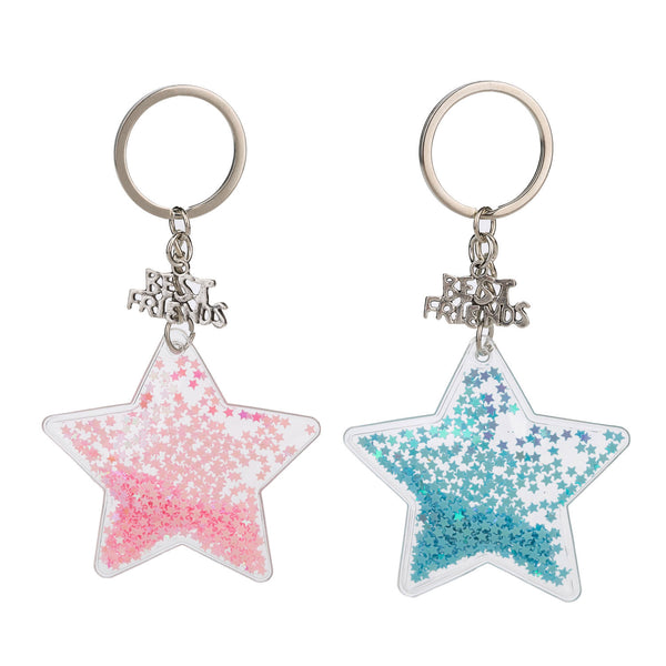 BFF Sleutelhanger Ster met Glitter