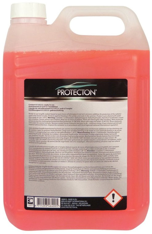 Koelvloeistof Protecton G12/G12+ Kant & Klaar tot -26 graden - 5 liter
