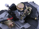 Motorblok compleet China scooter GY6 12 inch wiel met korte achteras inclusief carburateur