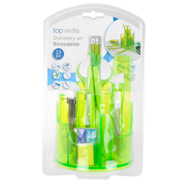 Topwrite bureauset 13 delig 4ass kleur