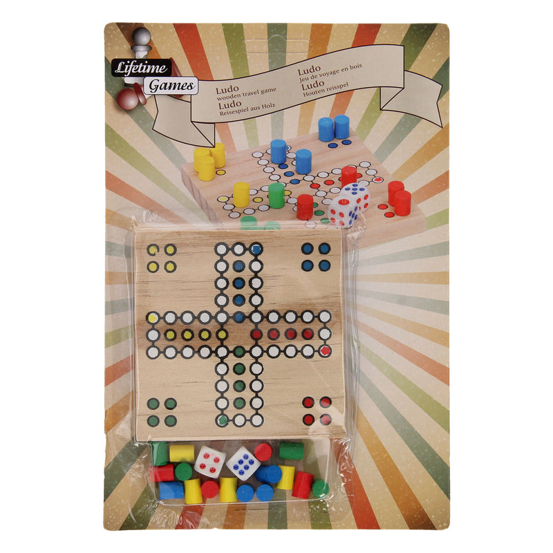 Houten Mini Ludo