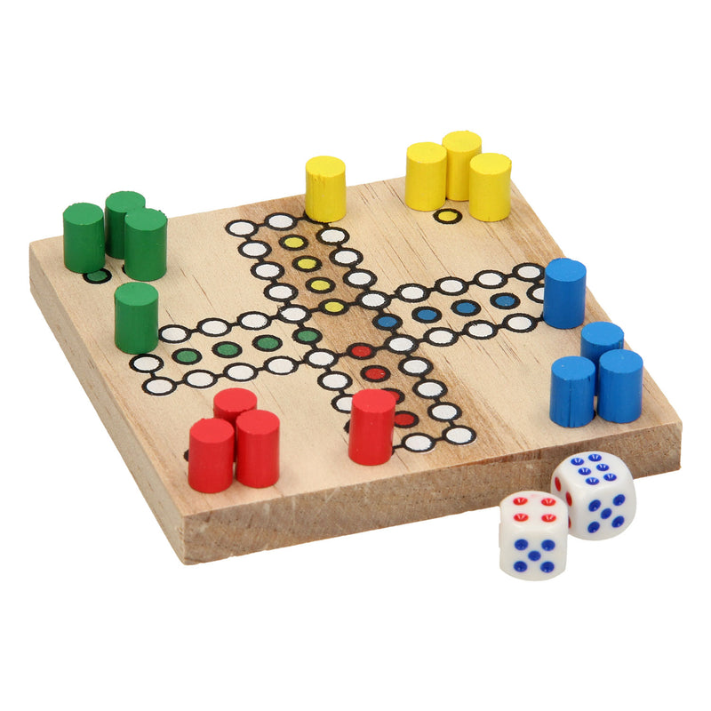 Houten Mini Ludo