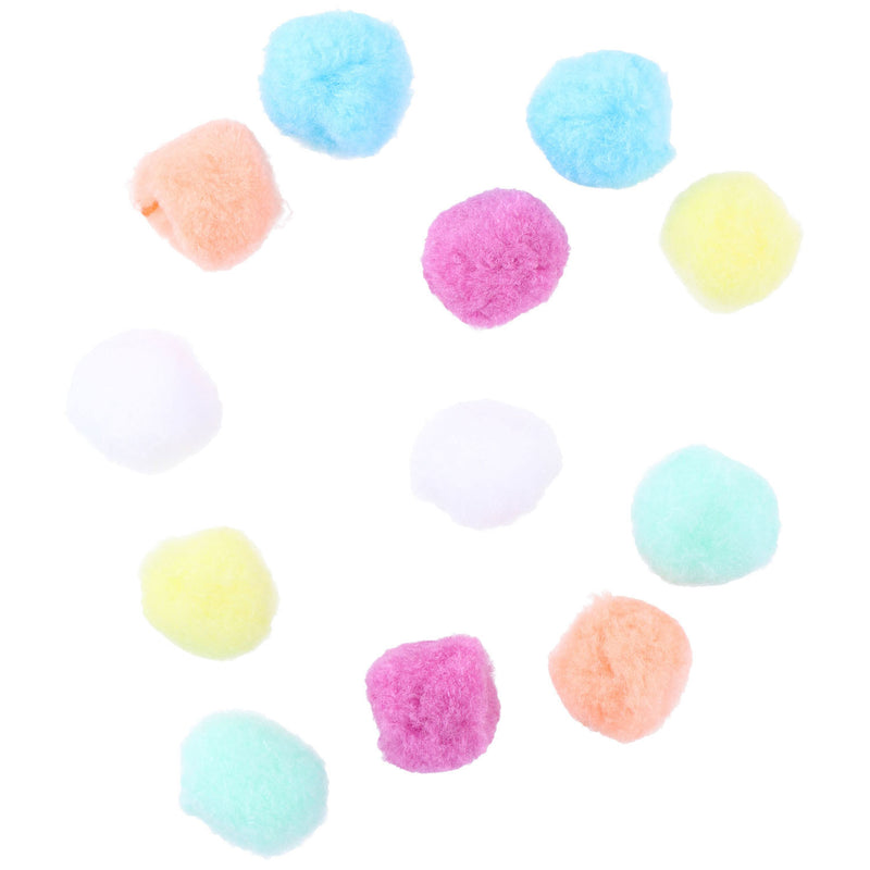 Gekleurde Pompons, 12st.