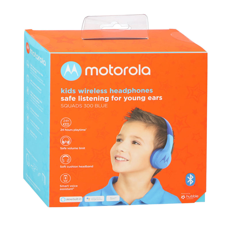 Motorola Draadloze Hoofdtelefoon Squads 300 Blauw
