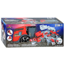 Brandweerwagen Uitklapbaar 2in1, 12dlg.