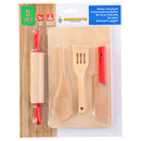 Houten Kinder Keukenset, 5dlg.