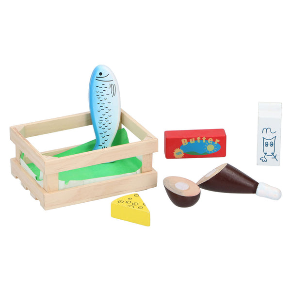 Houten Kistje met Groenten