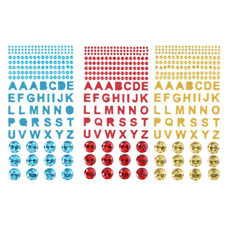 Sticker Alfabet Kleur, 185st.