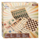 Klassieke Bordspellen Hout 5in1, 88dlg.