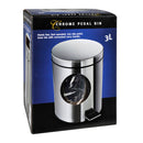 Pedaalemmer 3ltr Chroom