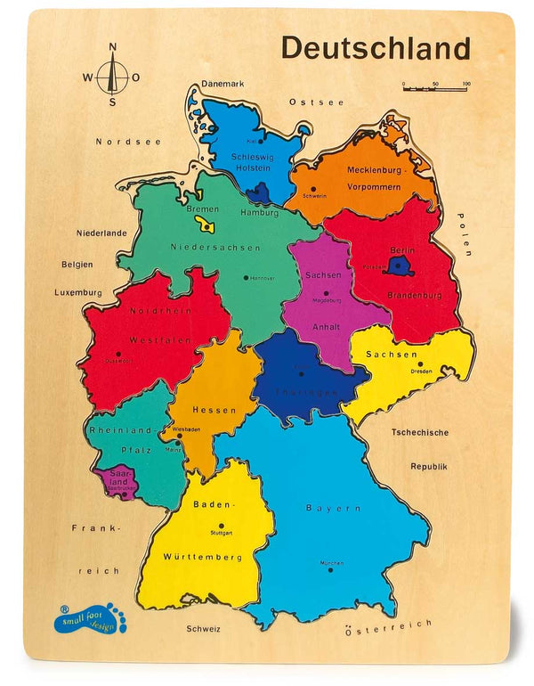 Houten Puzzel Duitsland