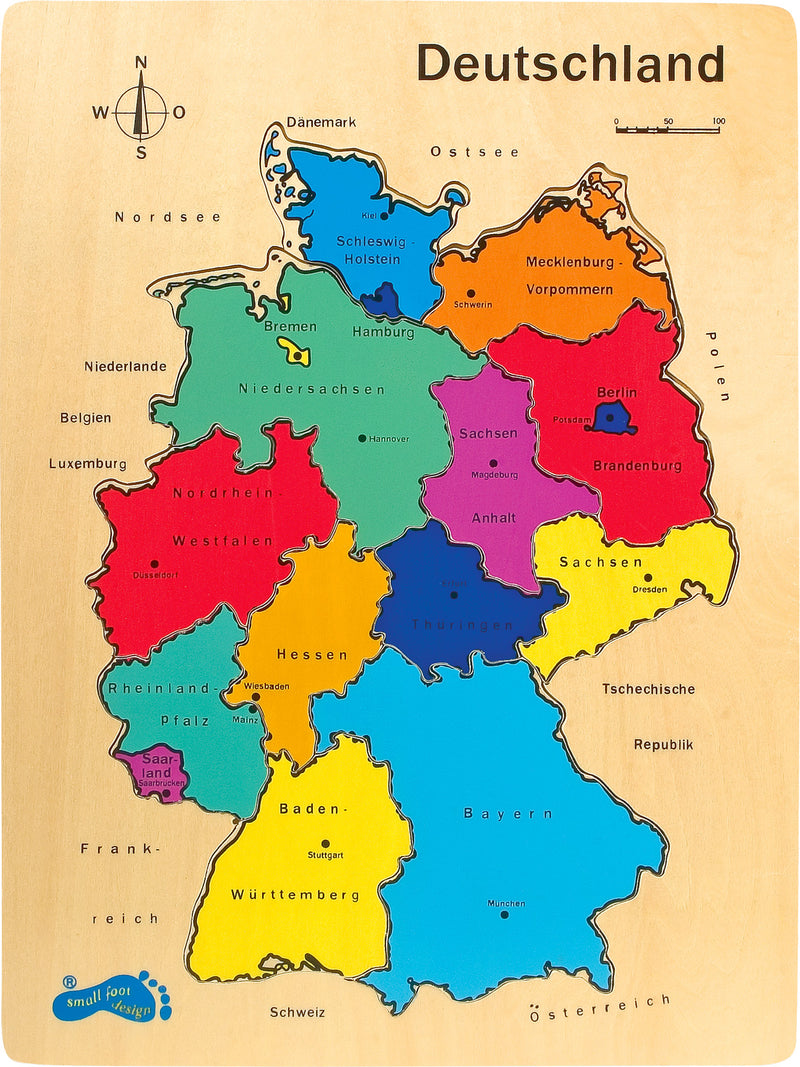 Houten Puzzel Duitsland