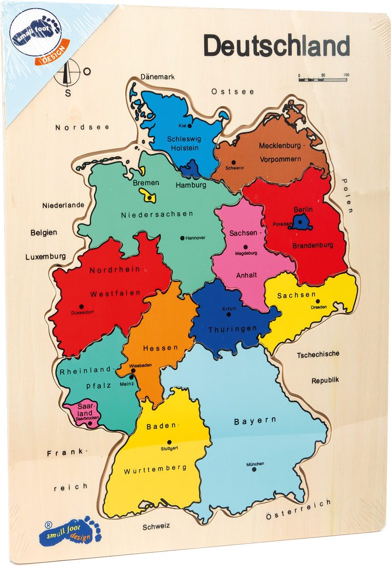 Houten Puzzel Duitsland
